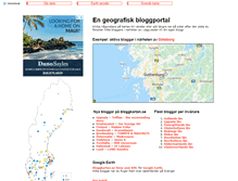 Tablet Screenshot of bloggkartan.se